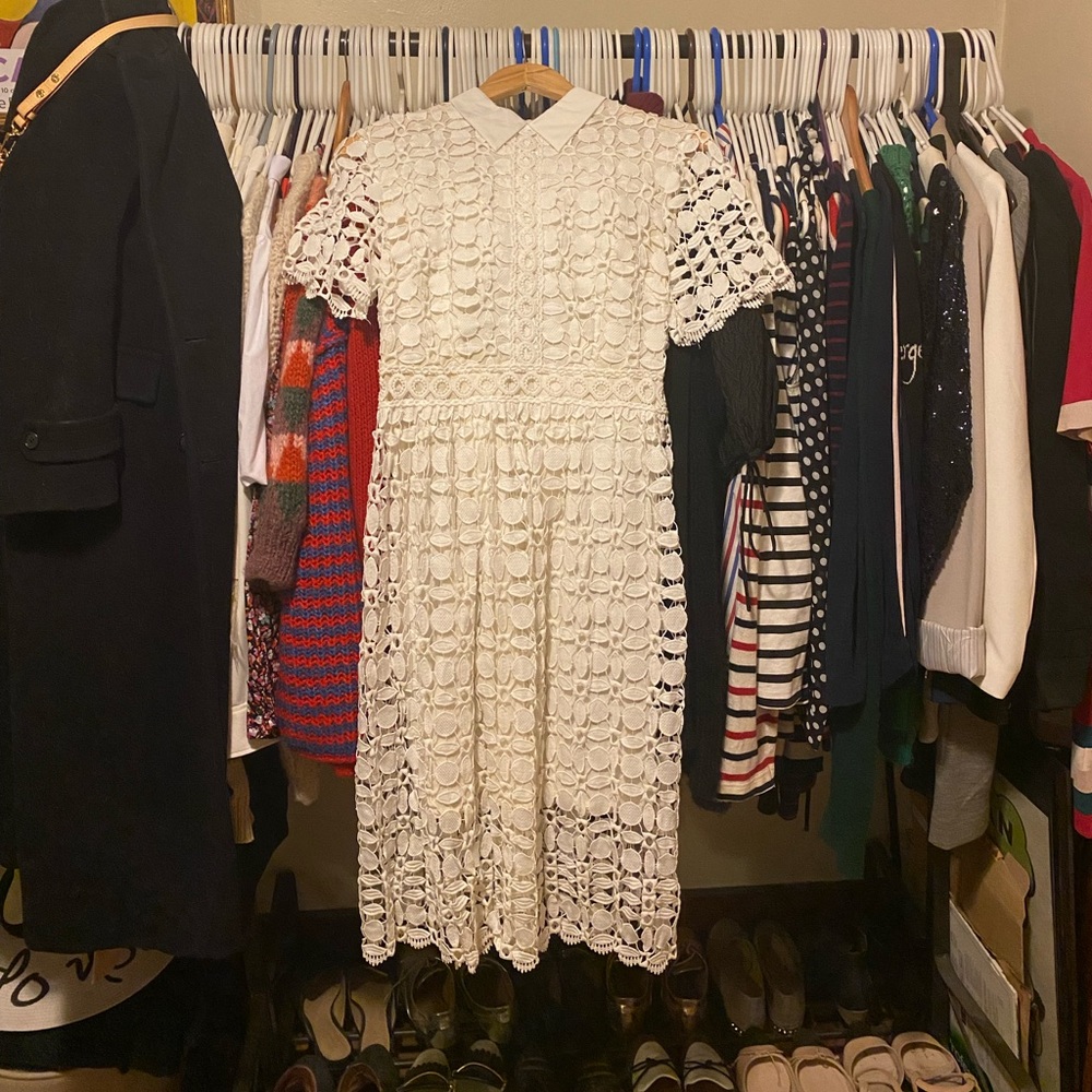 Chicwish Peter Pan collar dress size M wore once, super cute!!